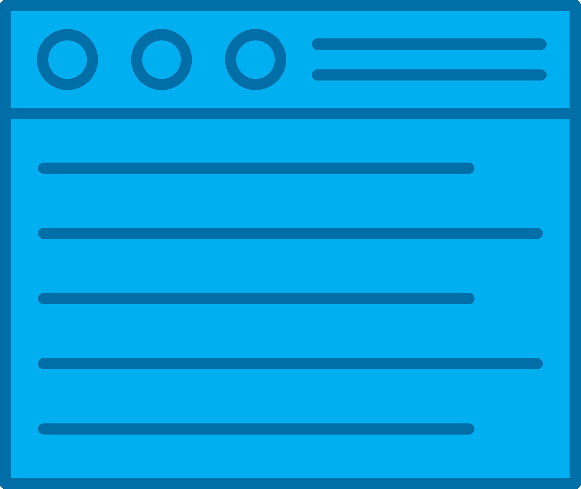 Browser Filled Blue Icon 42186514 Vector Art at Vecteezy