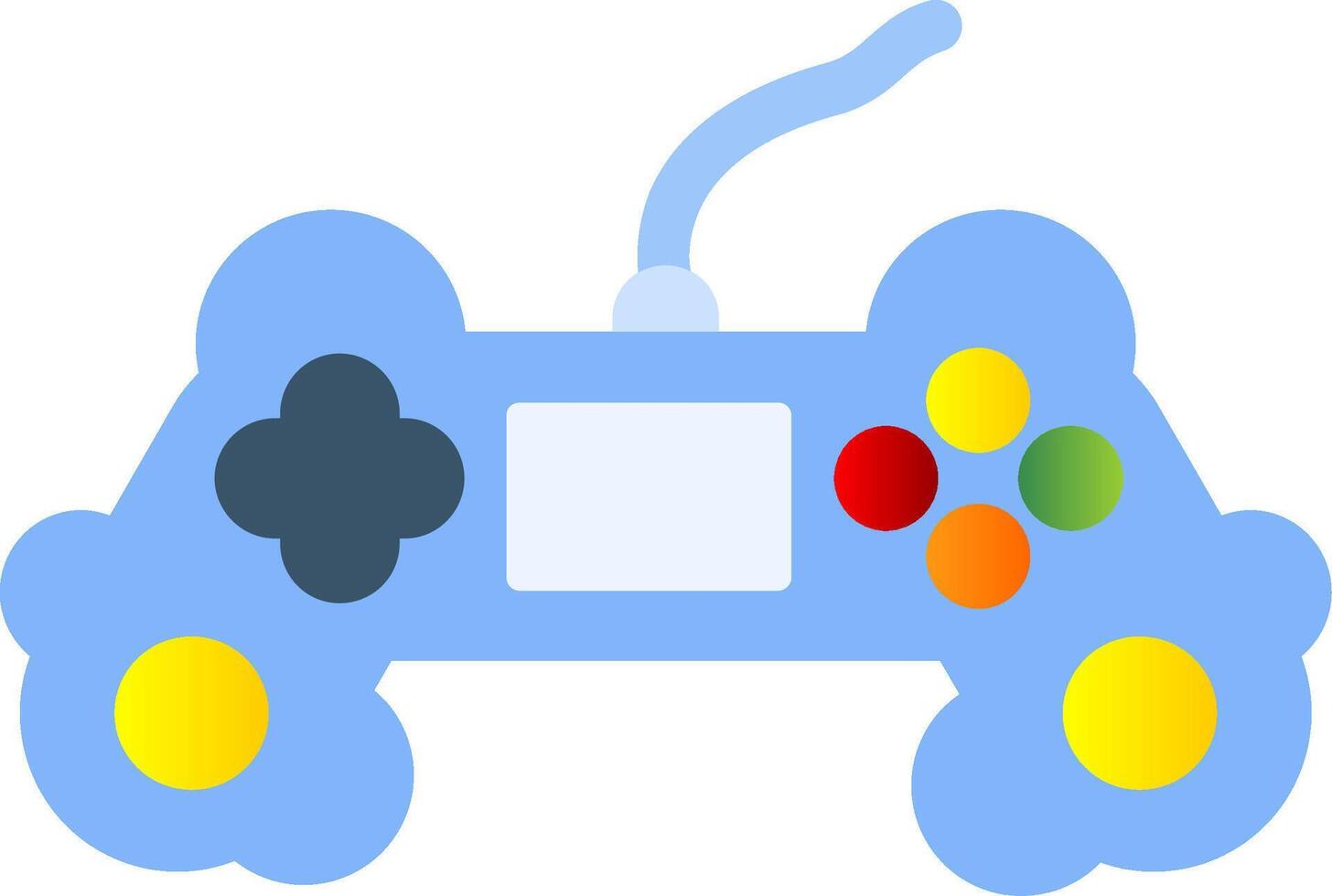 Game Controller Flat Gradient  Icon vector