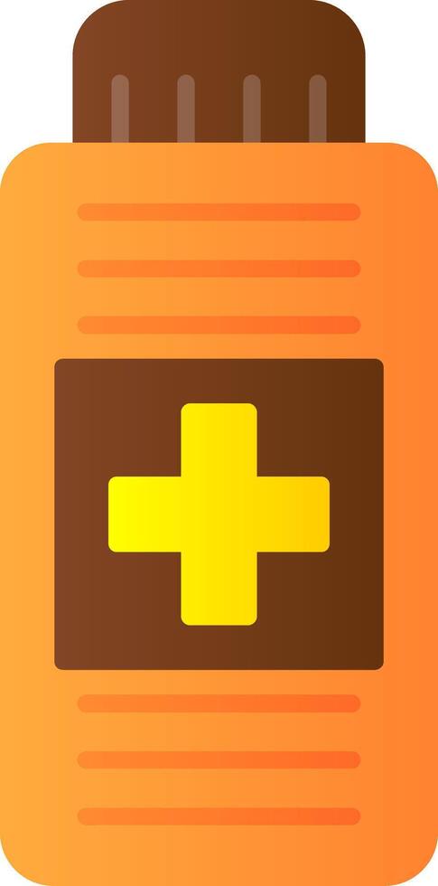 Syrup Flat Gradient  Icon vector