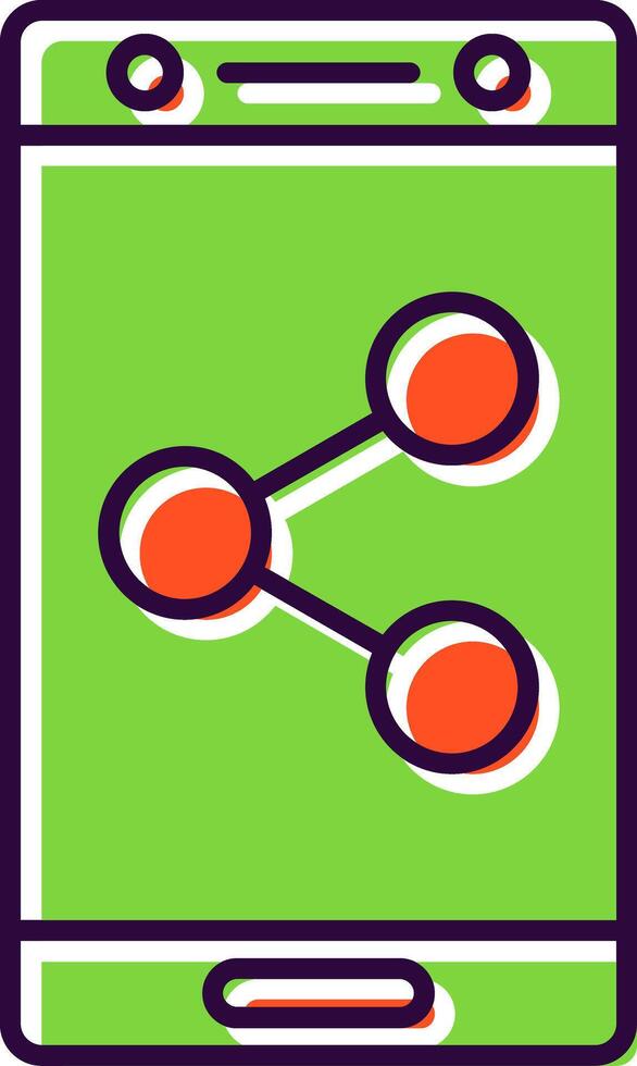Share Filled  Icon vector