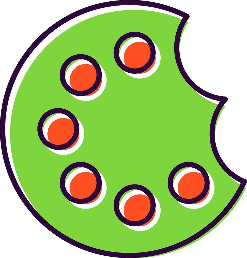 Painting Palette Filled  Icon vector