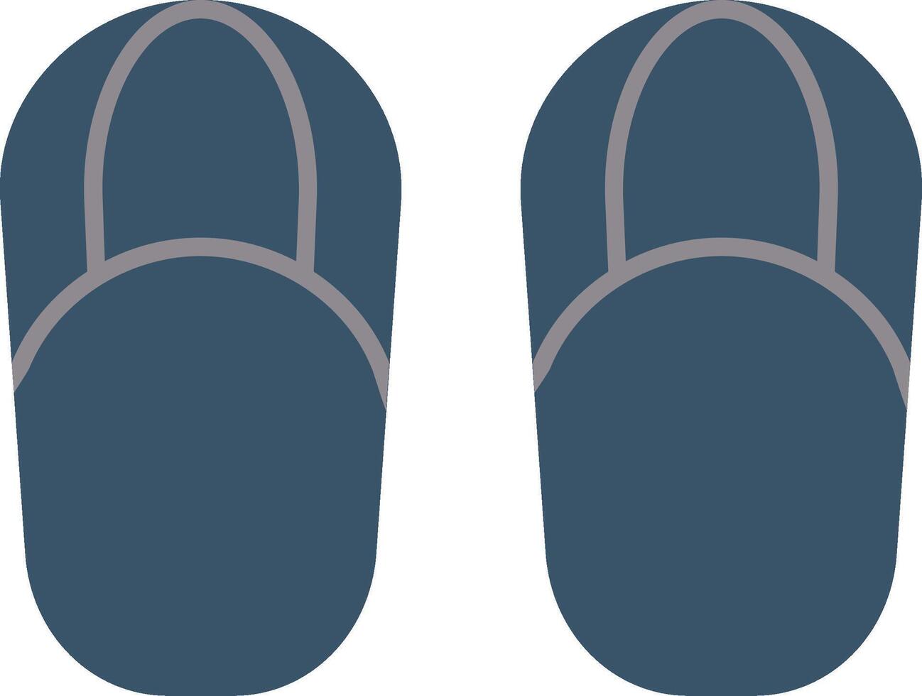 Sandals Flat Gradient  Icon vector