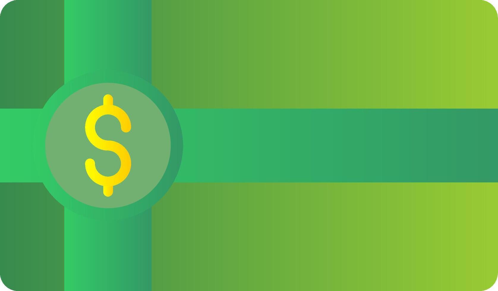 Payment Voucher Flat Gradient  Icon vector
