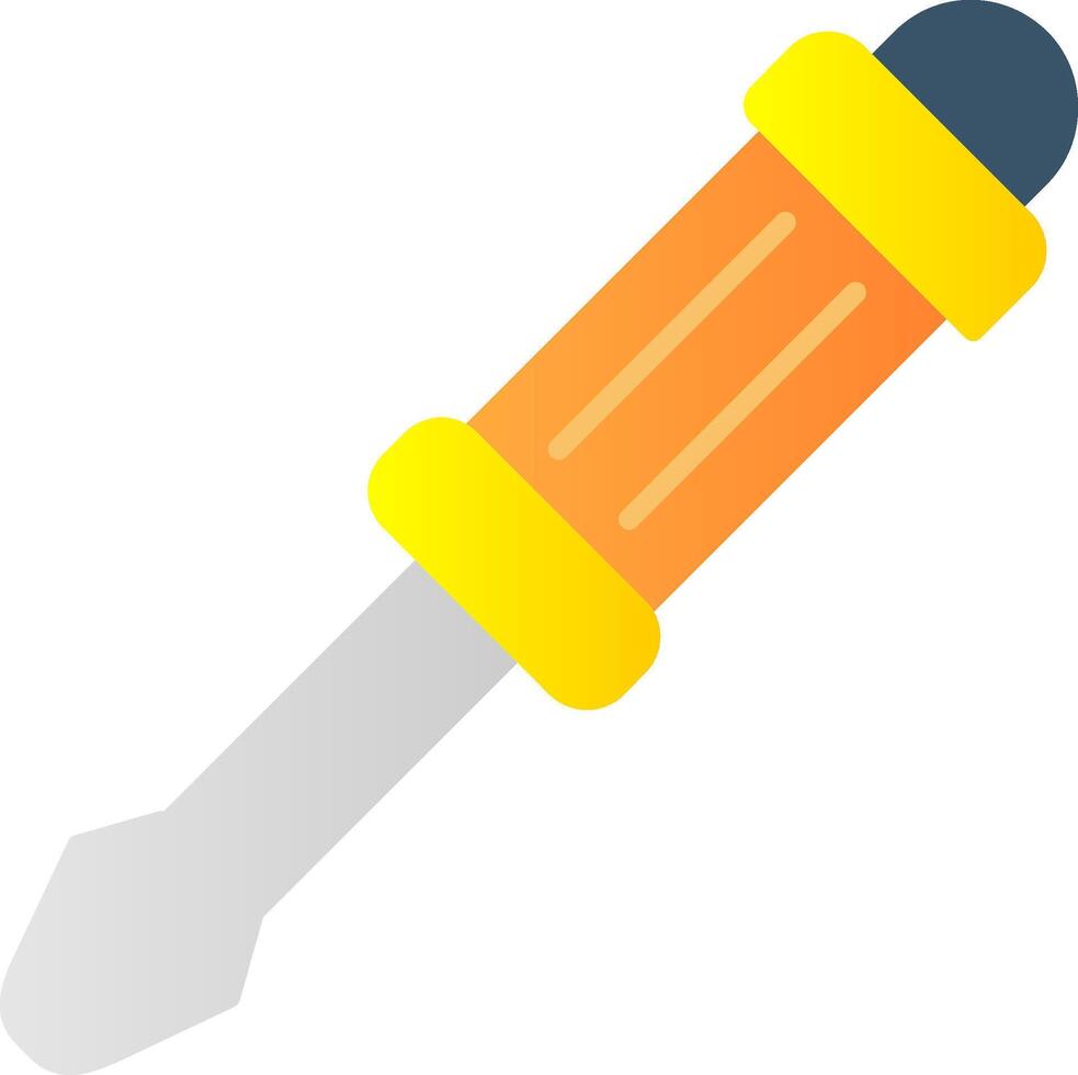 Screwdriver Flat Gradient  Icon vector