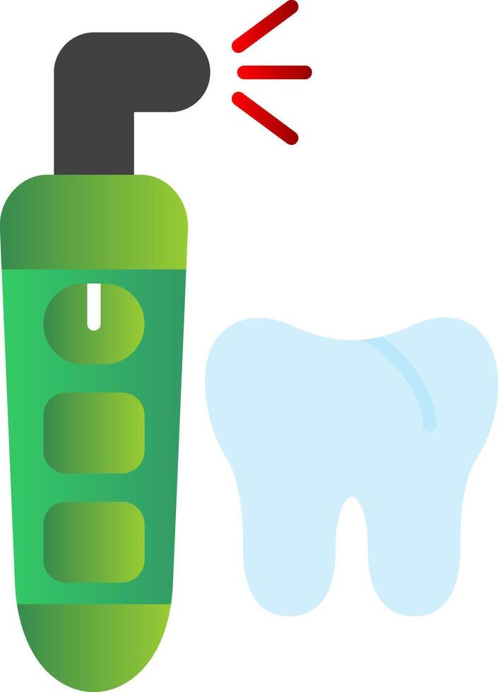 Dental Irrigator Flat Gradient  Icon vector