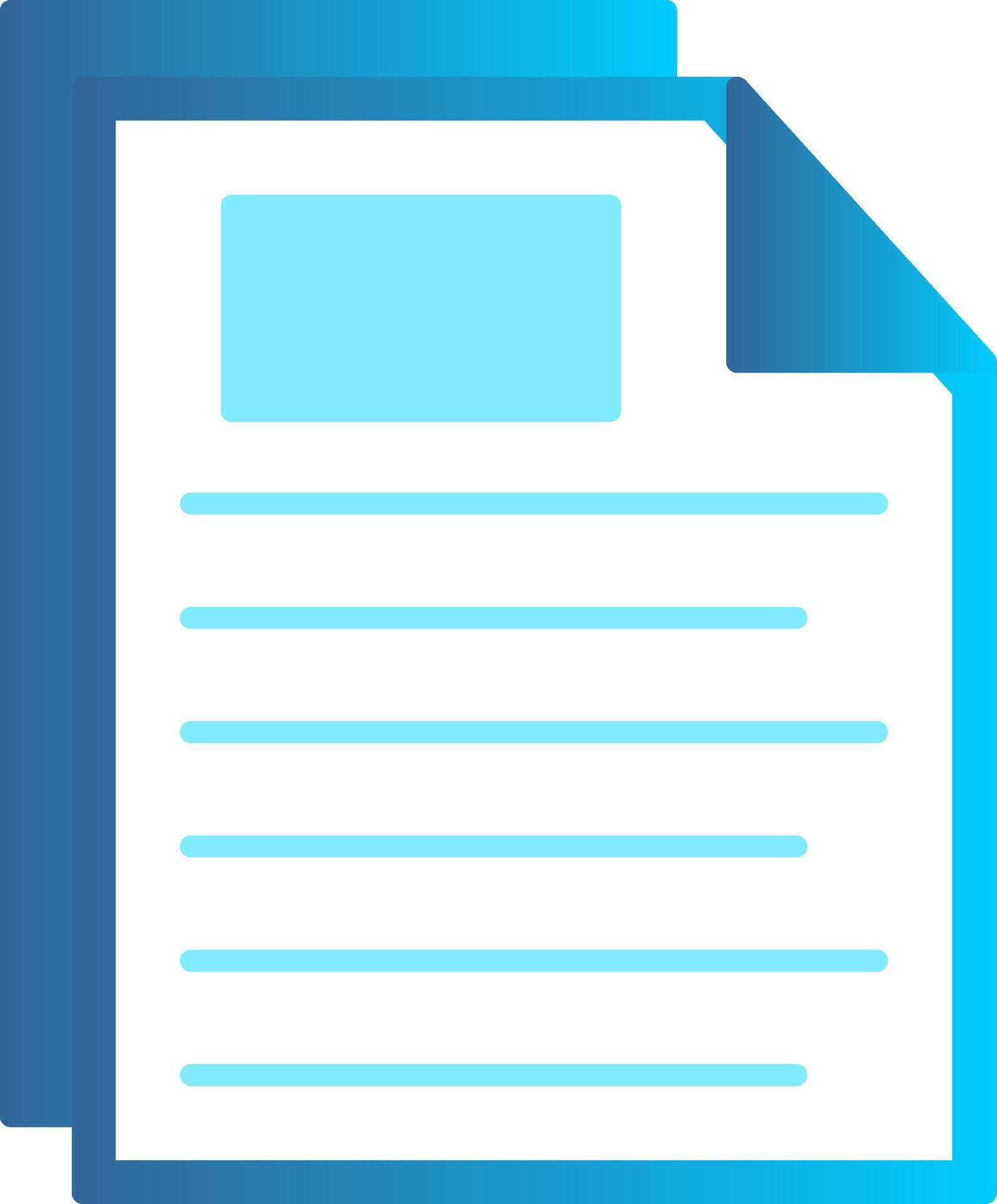 Document Flat Gradient Icon 42188531 Vector Art at Vecteezy