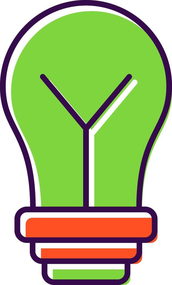 Creative Filled  Icon vector