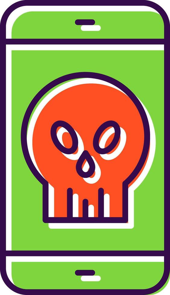 Smartphone Filled  Icon vector