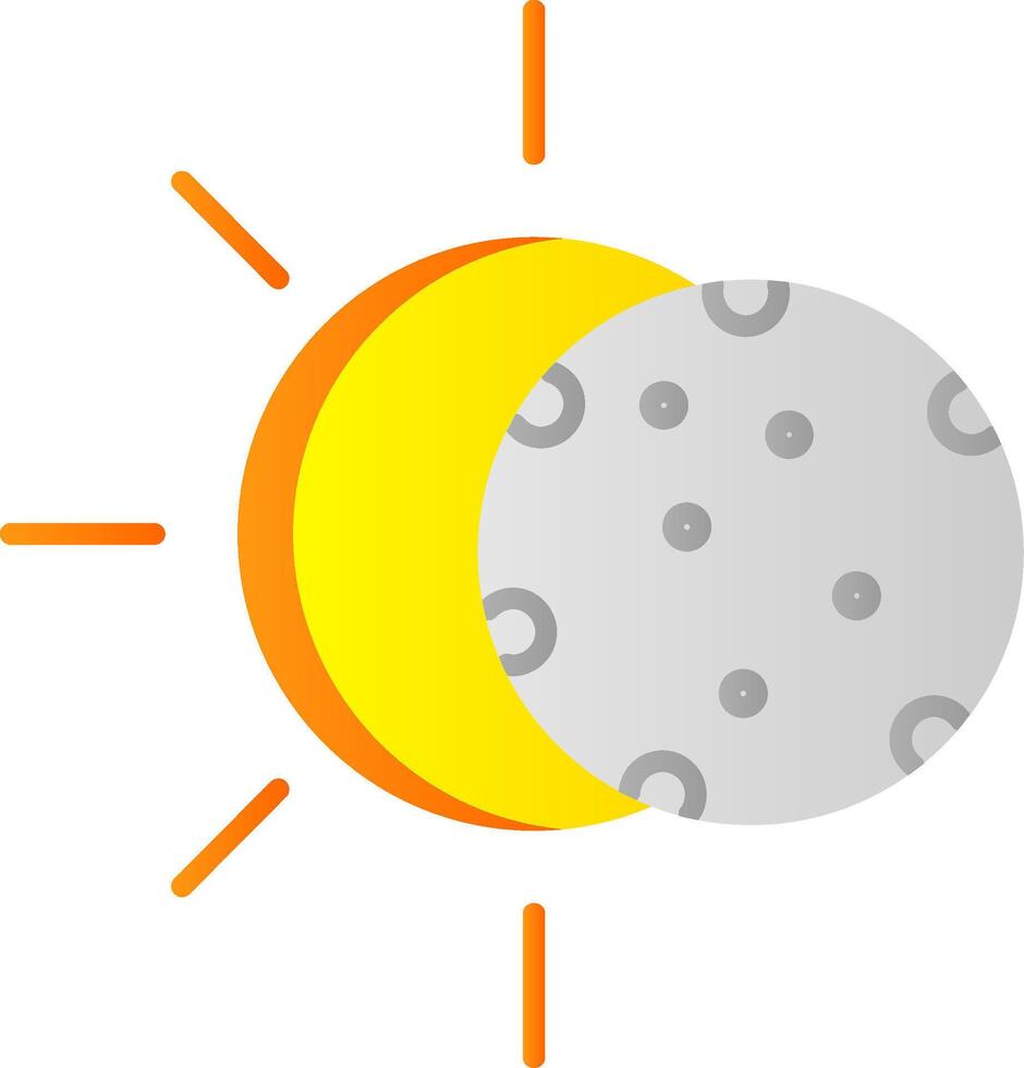 solar plano degradado icono vector