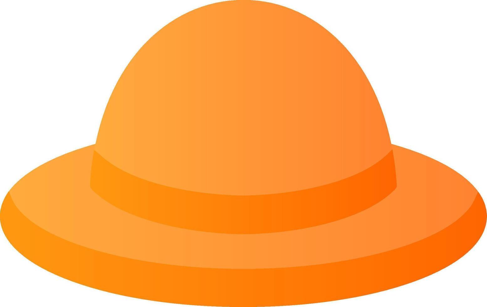 Hat Flat Gradient  Icon vector