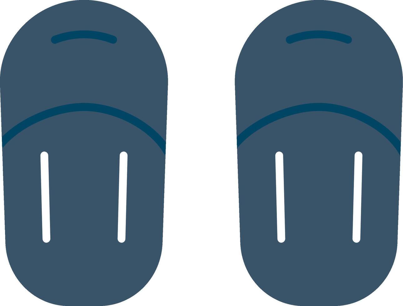 Sandal Flat Gradient  Icon vector