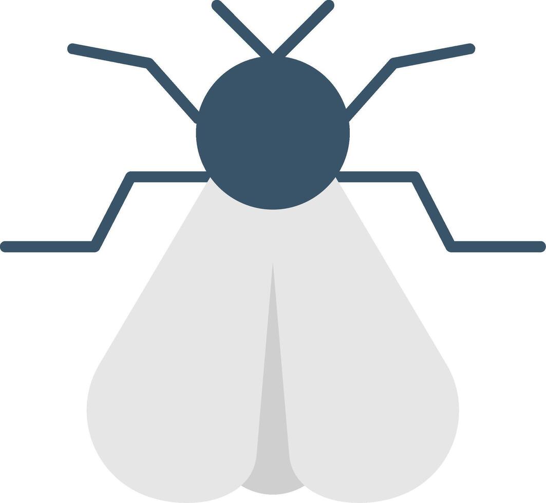 Moth Flat Gradient  Icon vector