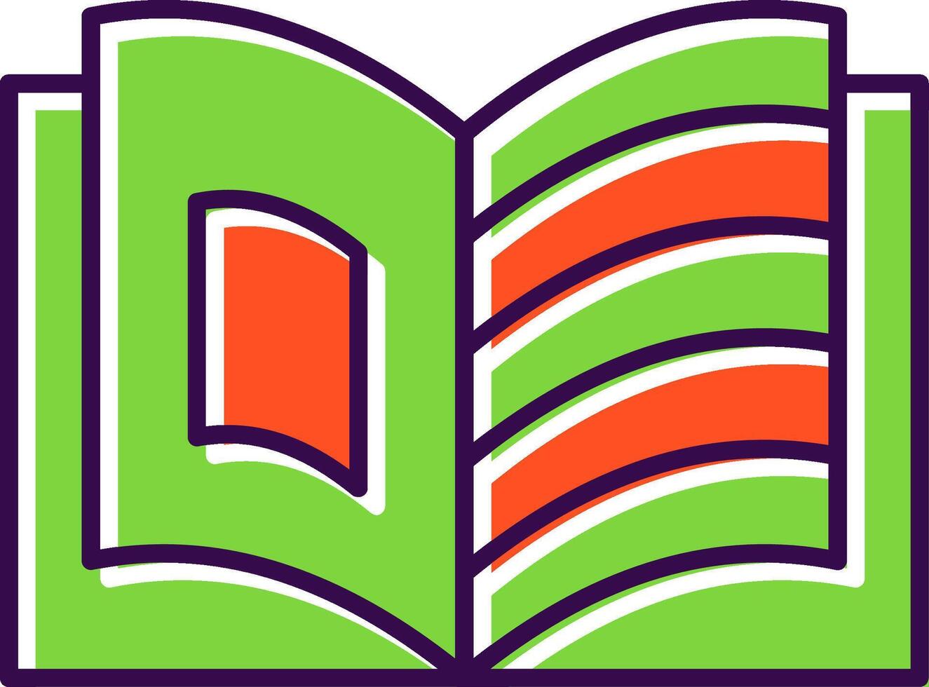 Storytelling Filled  Icon vector