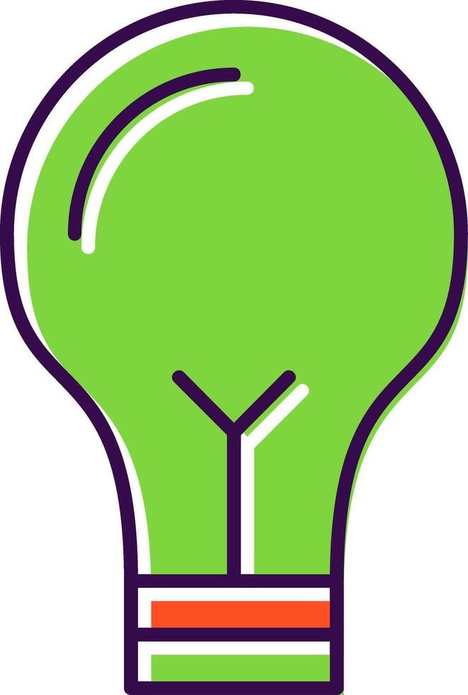 Strategy Filled  Icon vector