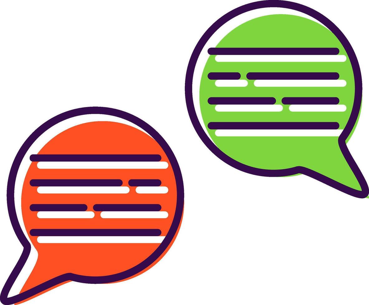 Communication Filled  Icon vector