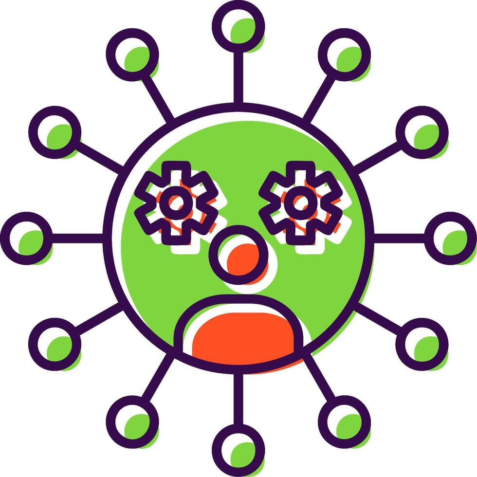 Social Network Filled  Icon vector