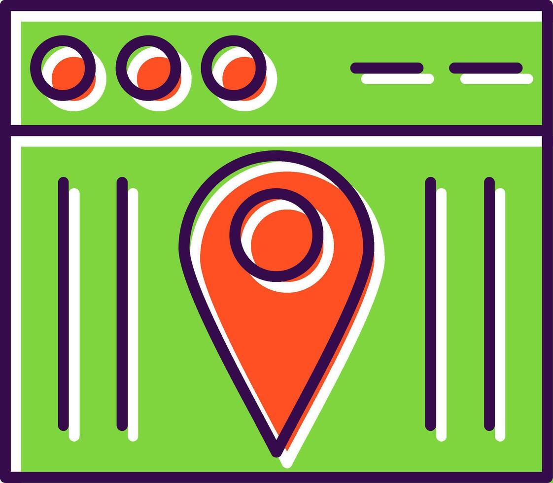 Web Filled  Icon vector