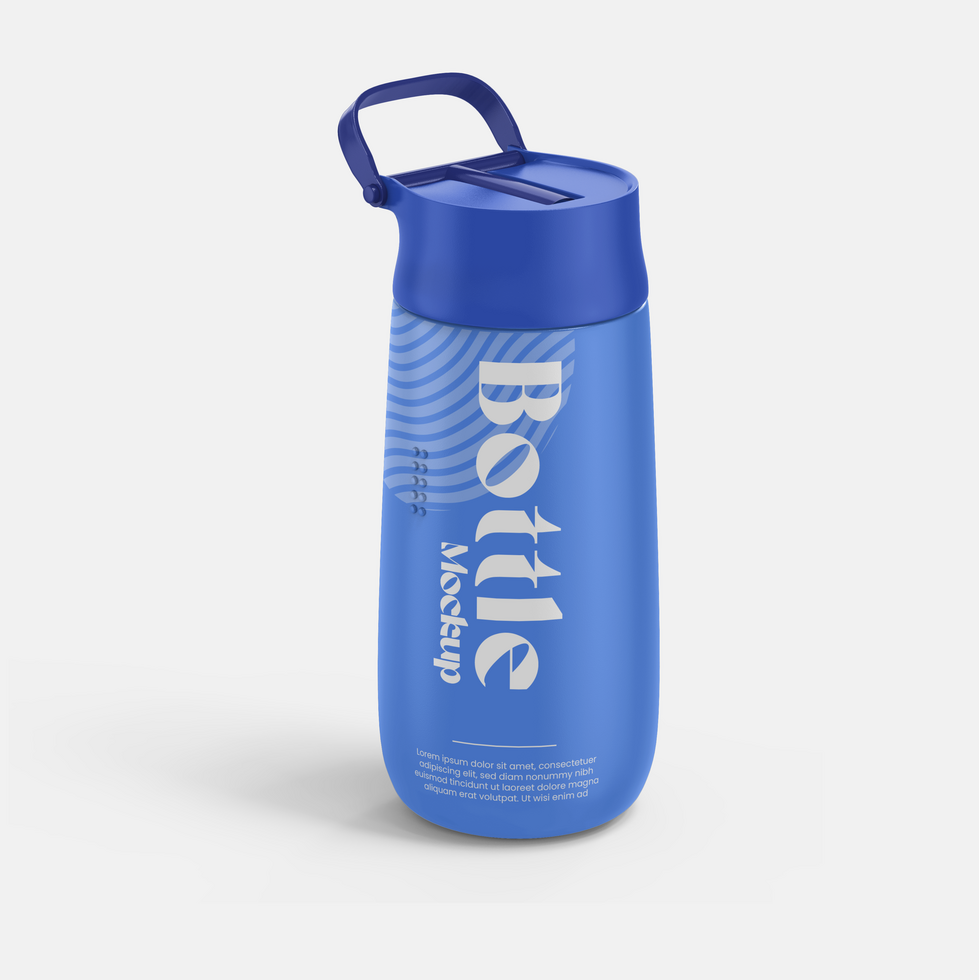 Water Bottle Mockup psd