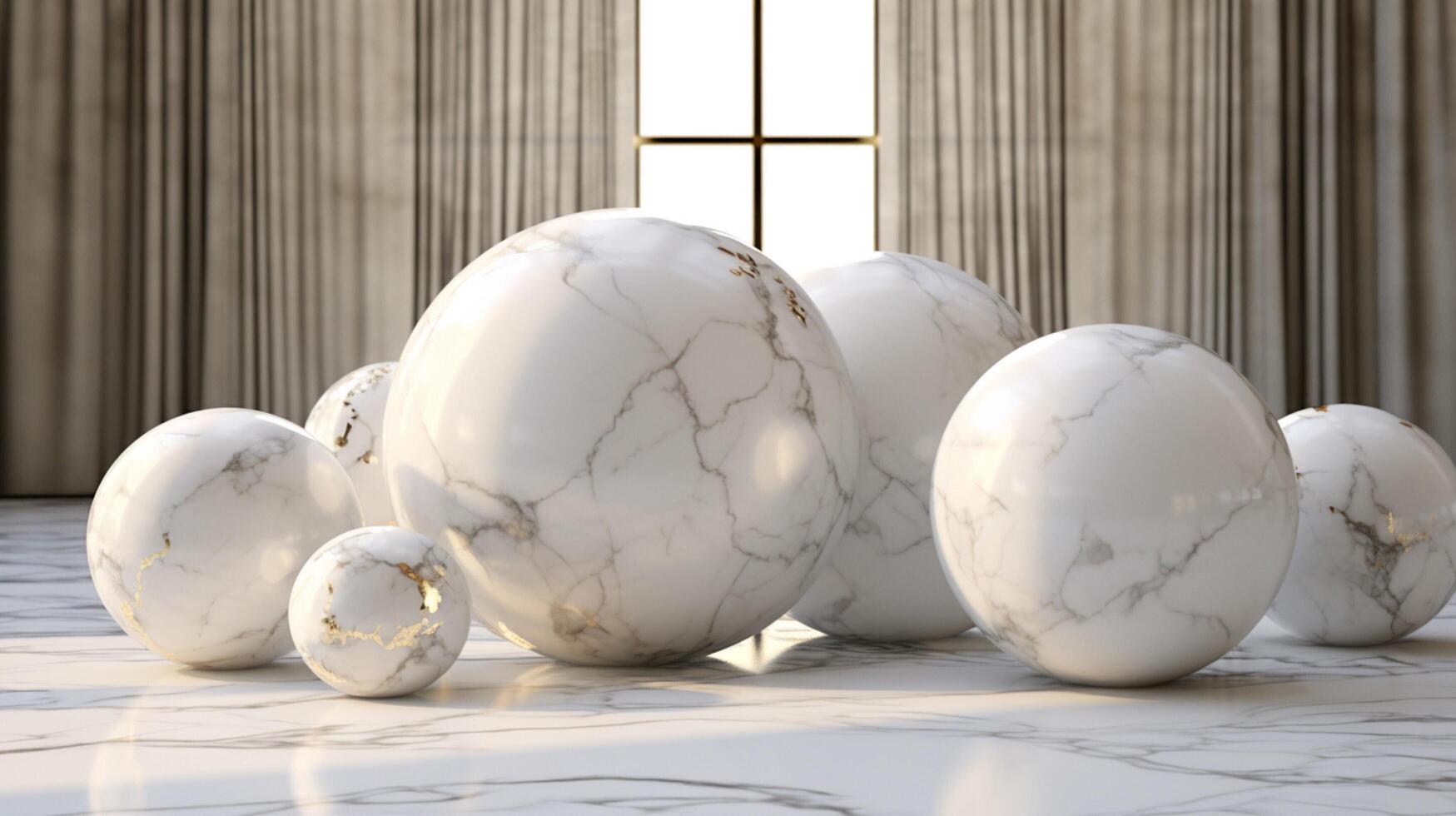 AI generated Marble Exclusivity background photo