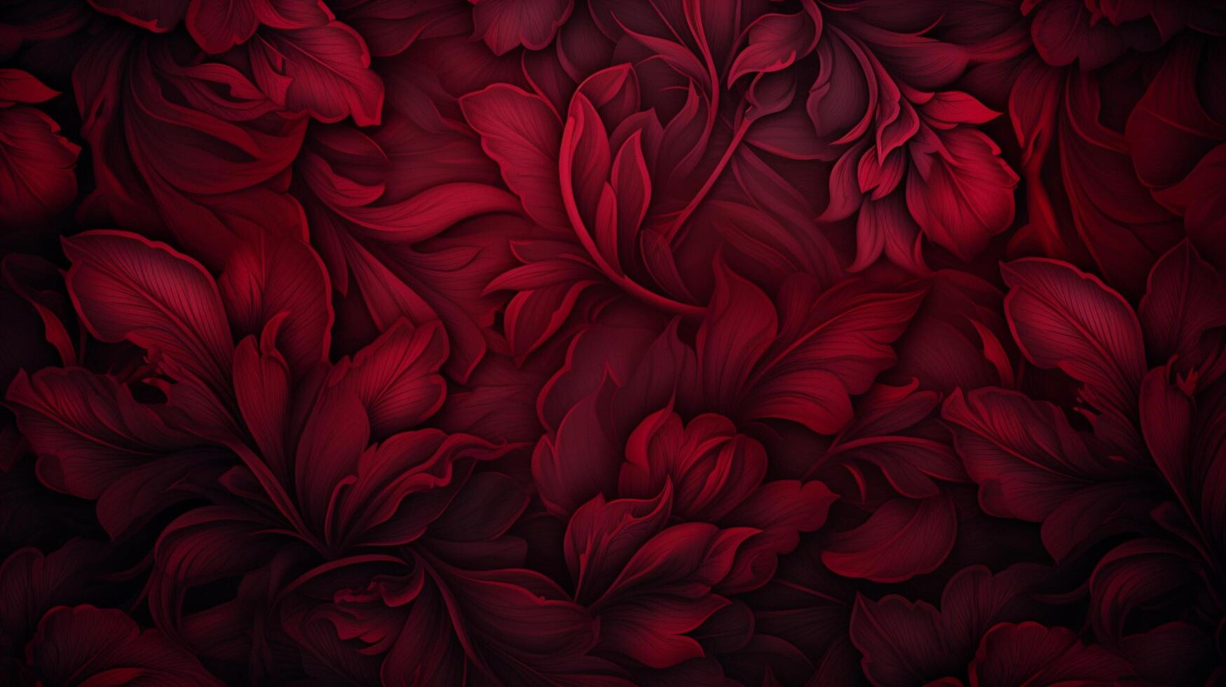 AI generated Maroon background photo