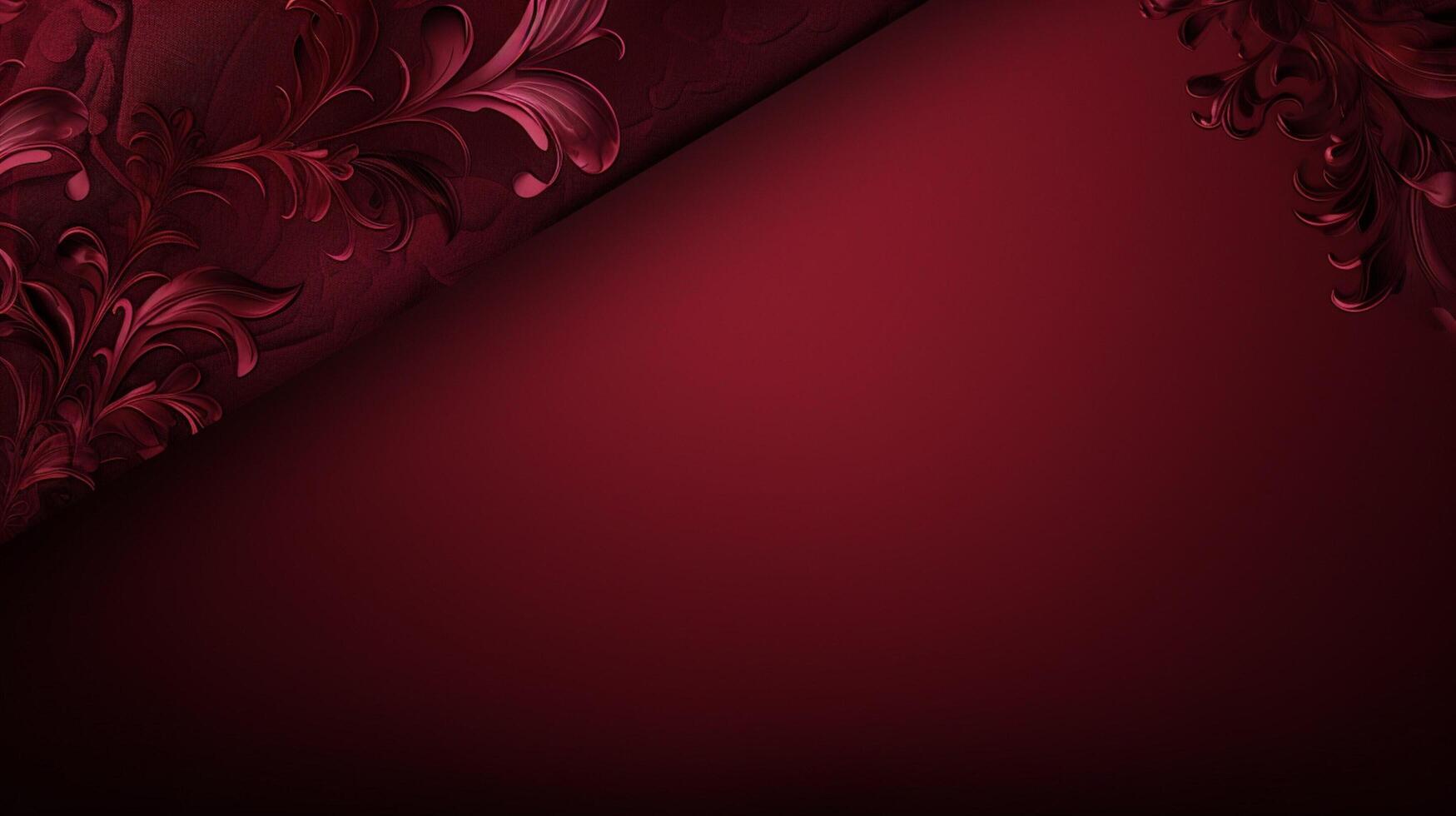 AI generated Maroon background photo