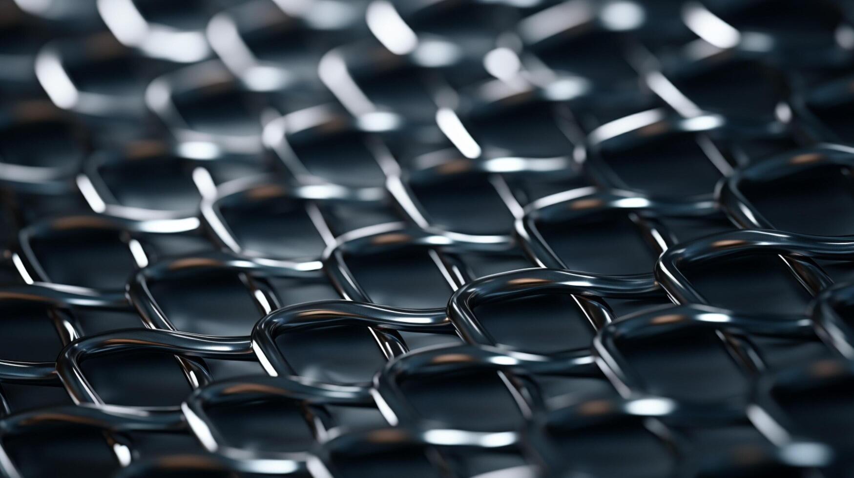 AI generated Metal Mesh background photo