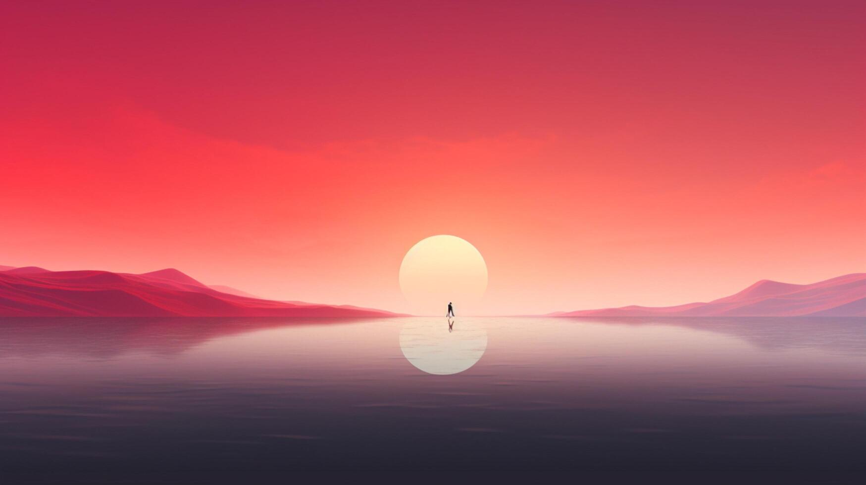 AI generated Minimalist Designs background photo