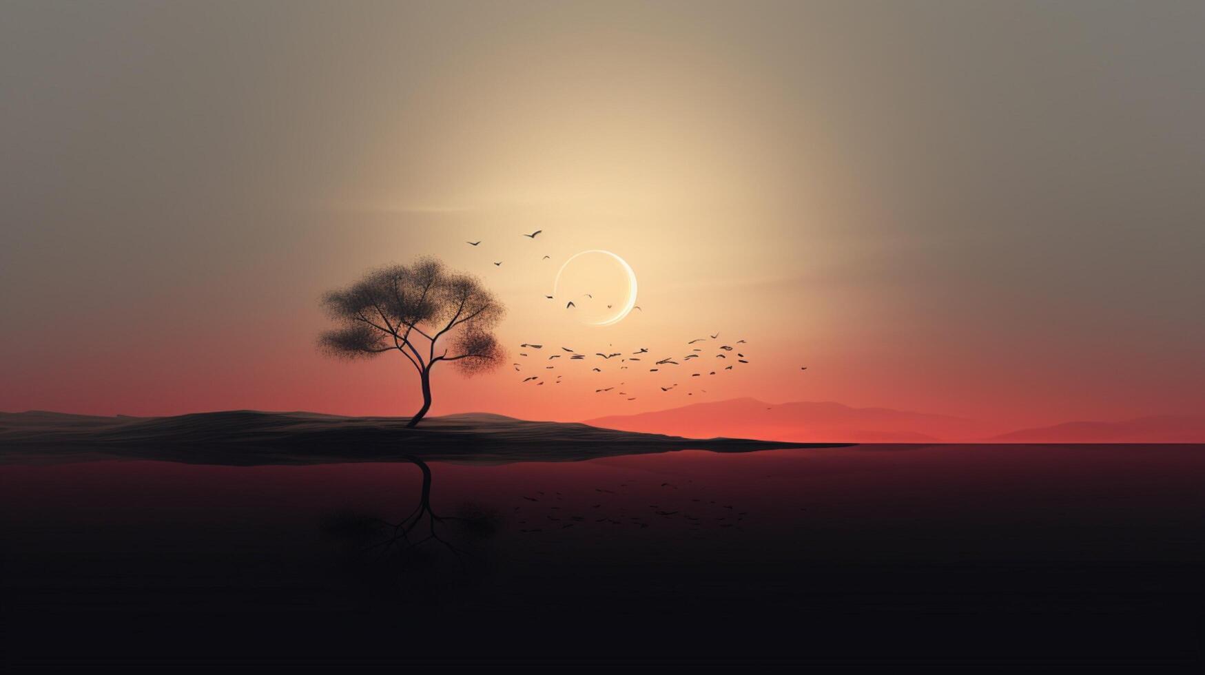 AI generated Minimalist Designs background photo