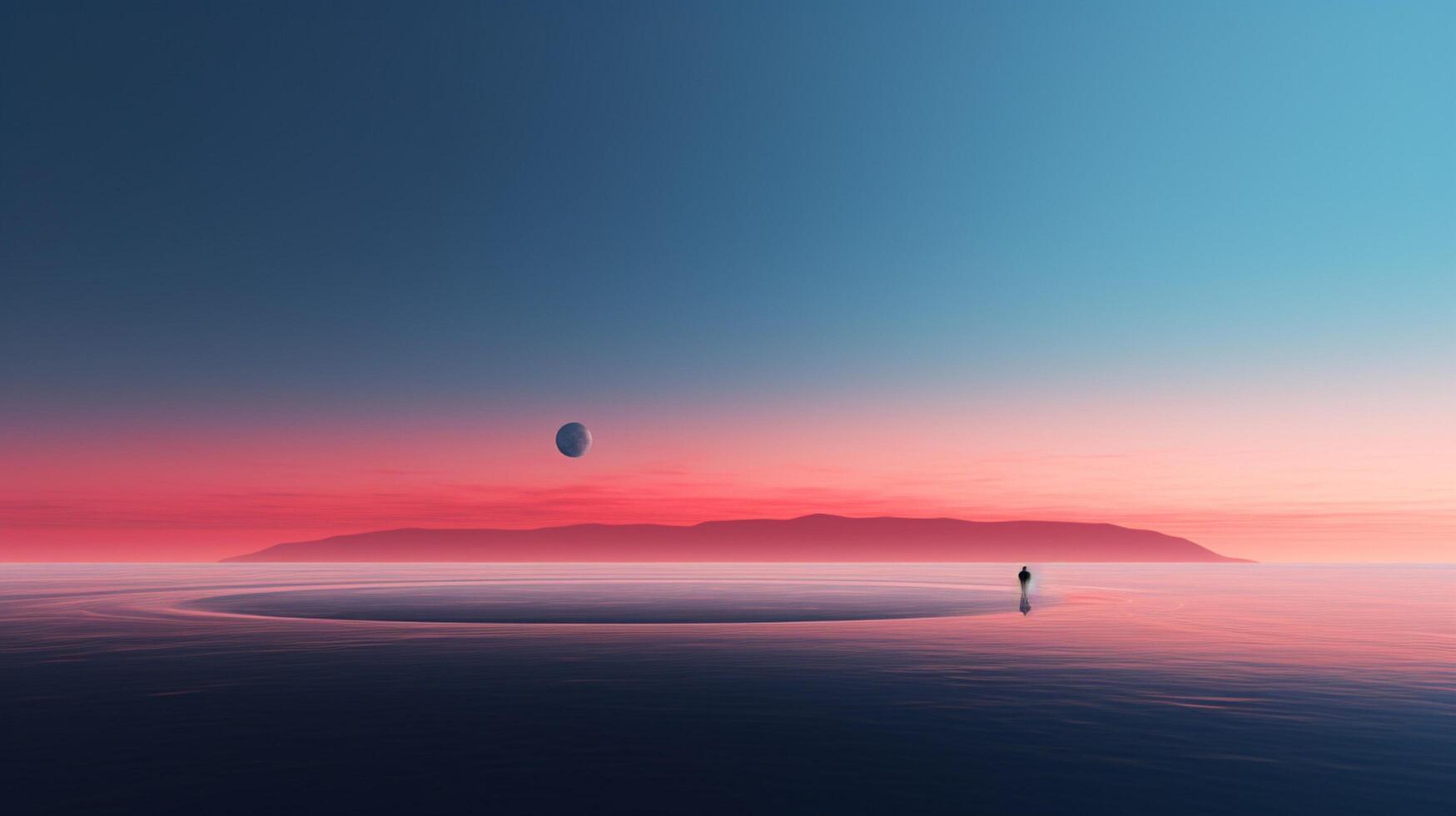 AI generated Minimalist Designs background photo