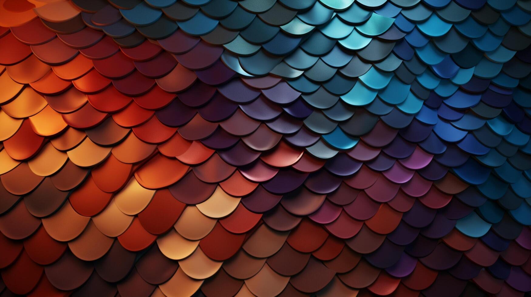 AI generated Mosaic and Tessellations background photo