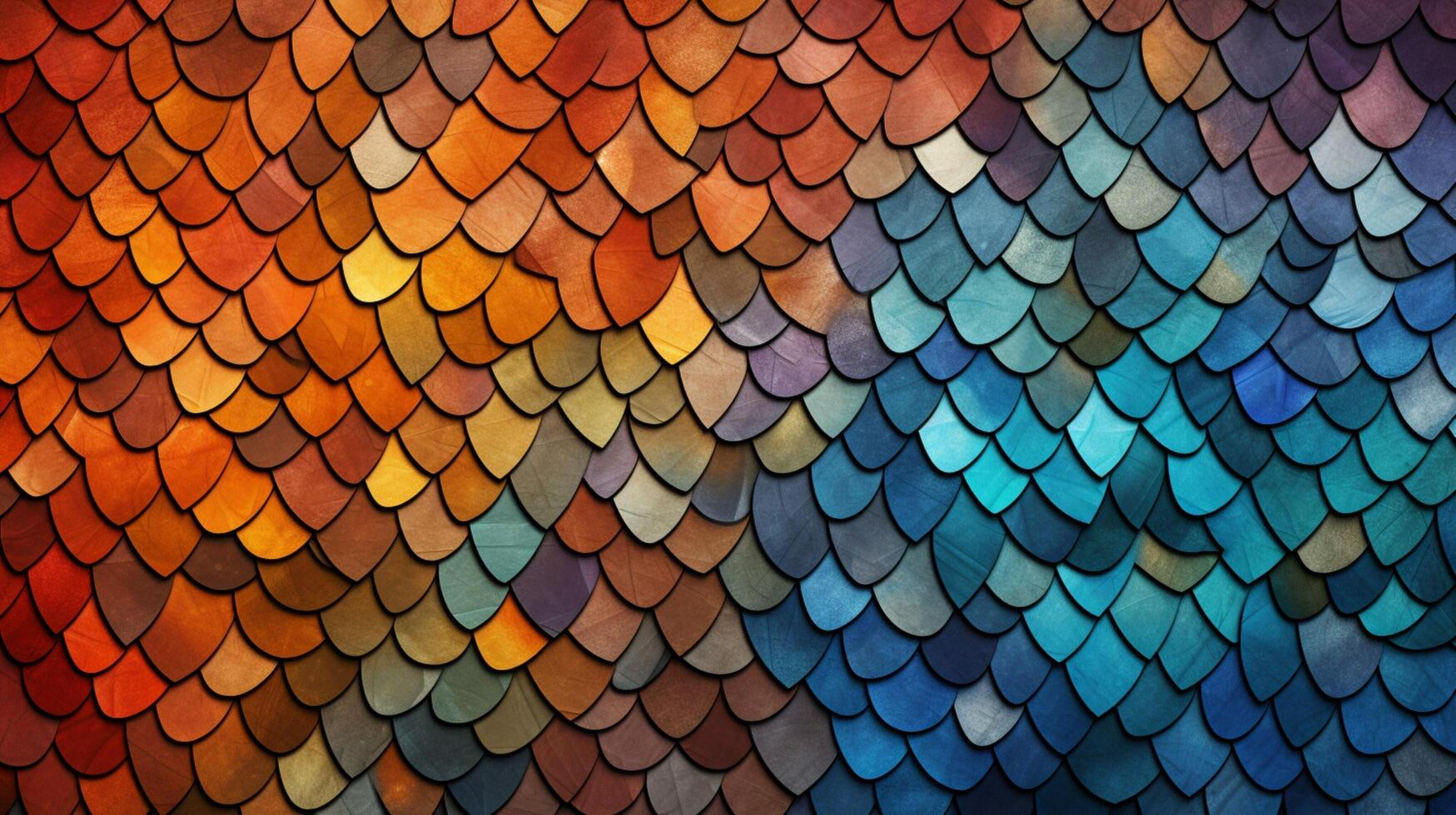 AI generated Mosaic and Tessellations background photo