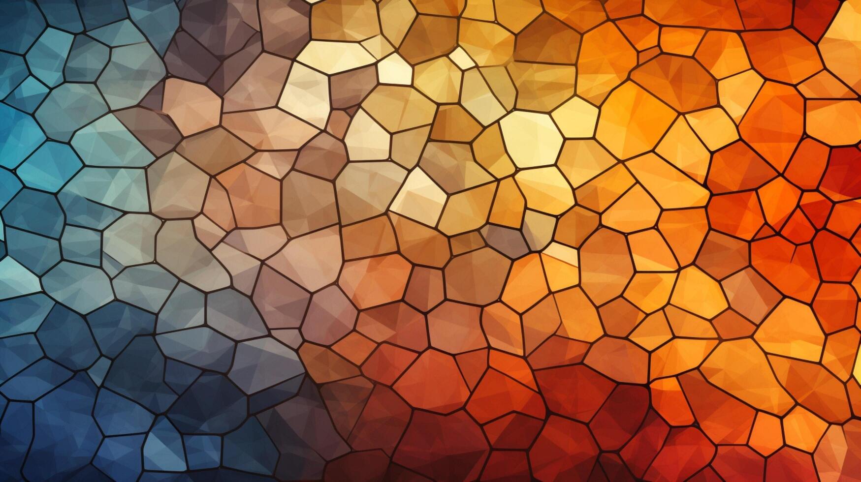 AI generated Mosaic and Tessellations background photo