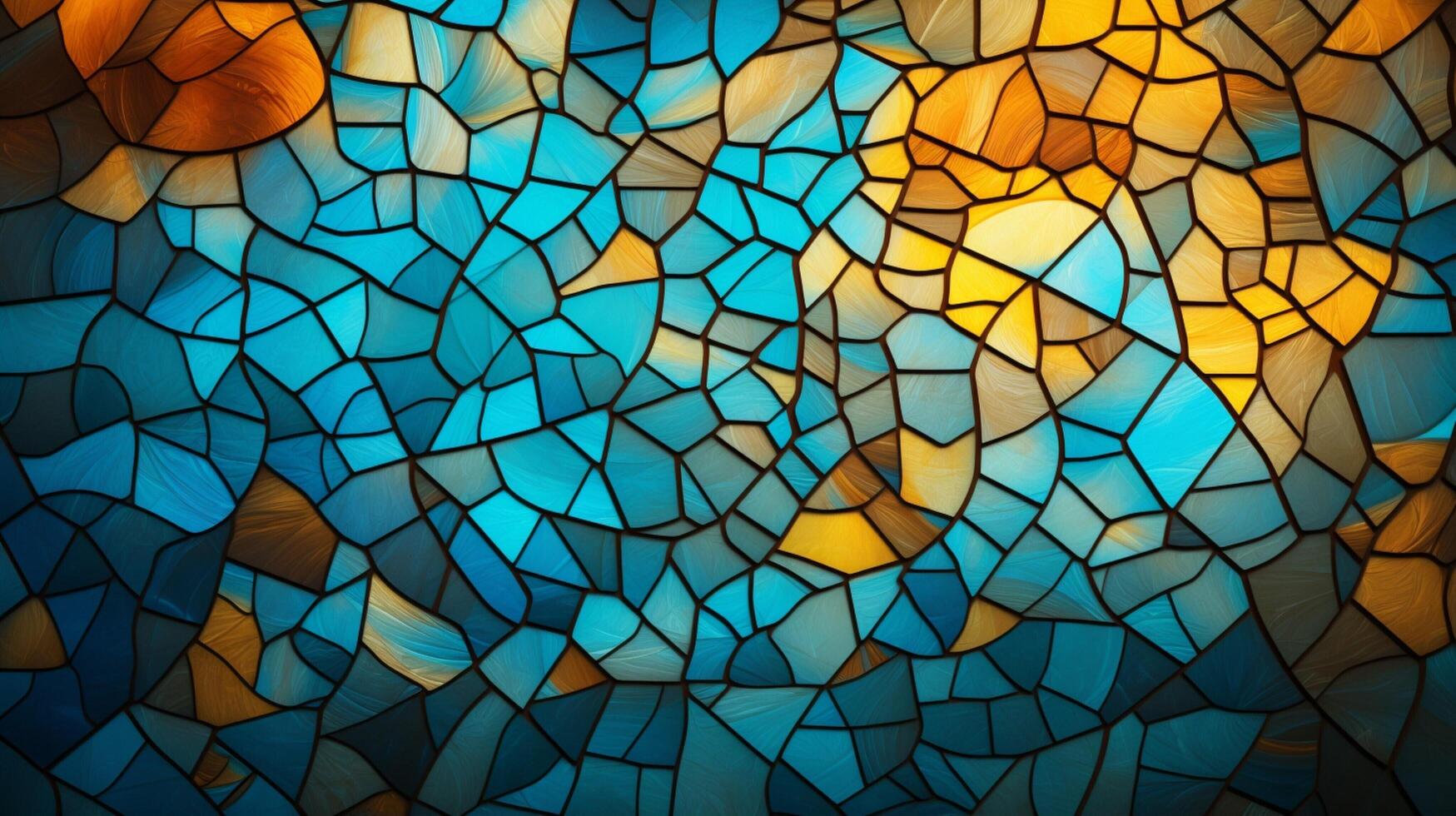 AI generated Mosaic and Tessellations background photo