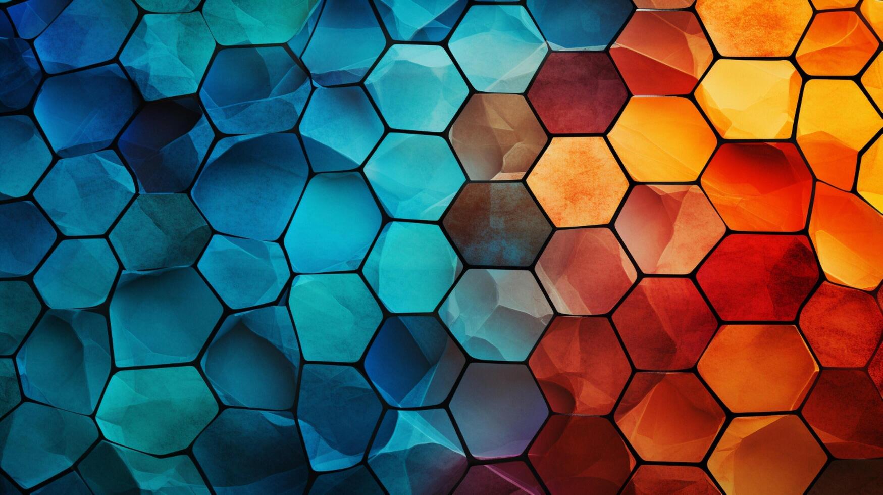 AI generated Mosaic and Tessellations background photo