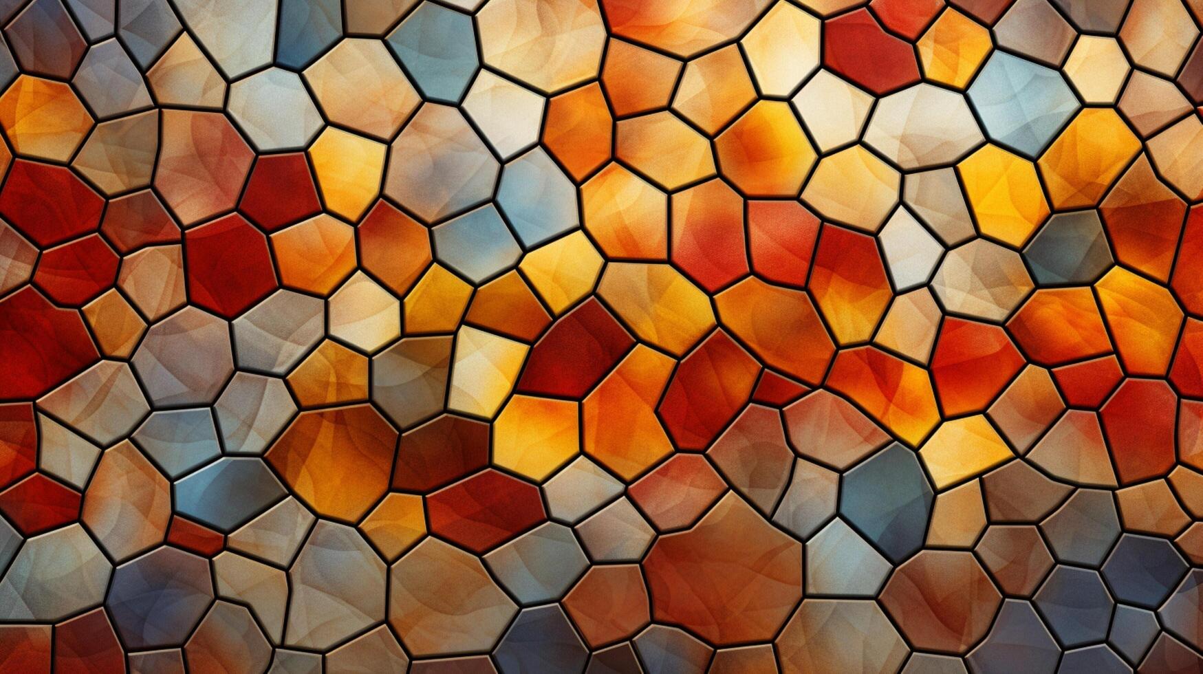 AI generated Mosaic and Tessellations background photo