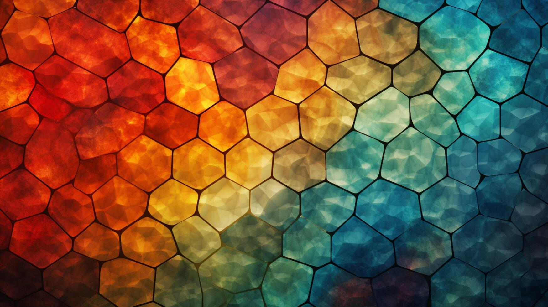 AI generated Mosaic and Tessellations background photo