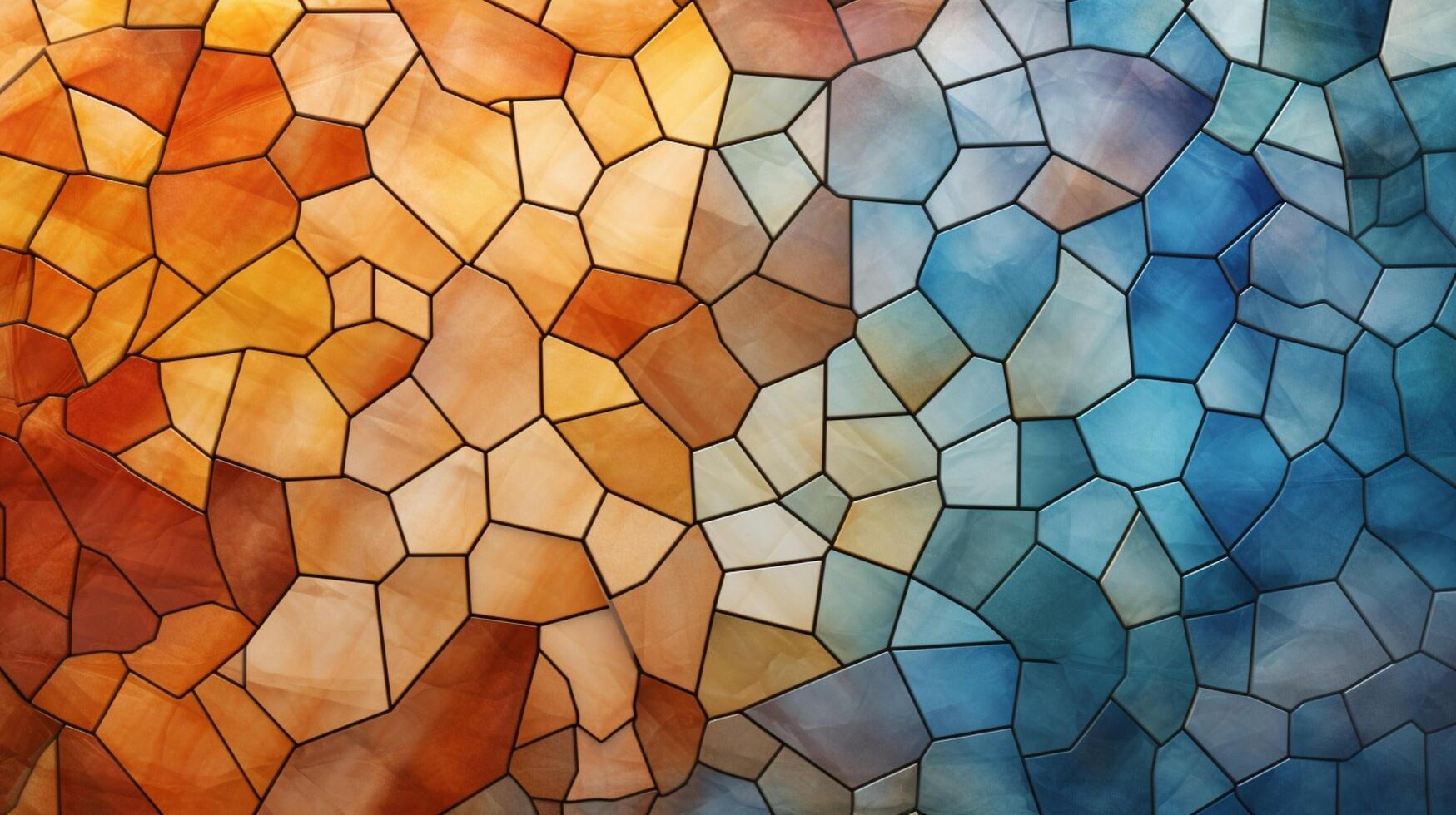 AI generated Mosaic and Tessellations background photo