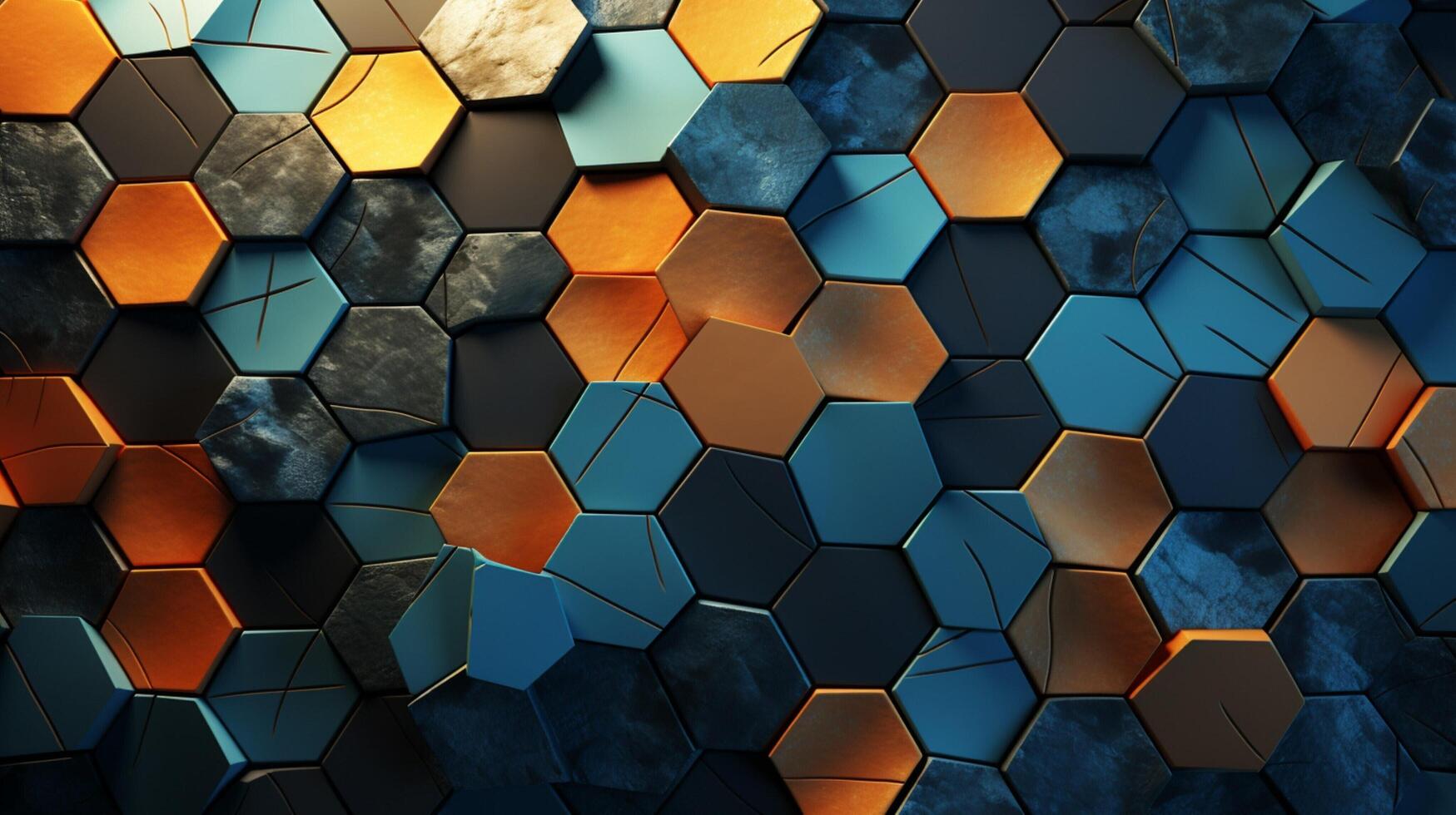 AI generated Mosaic and Tessellations background photo