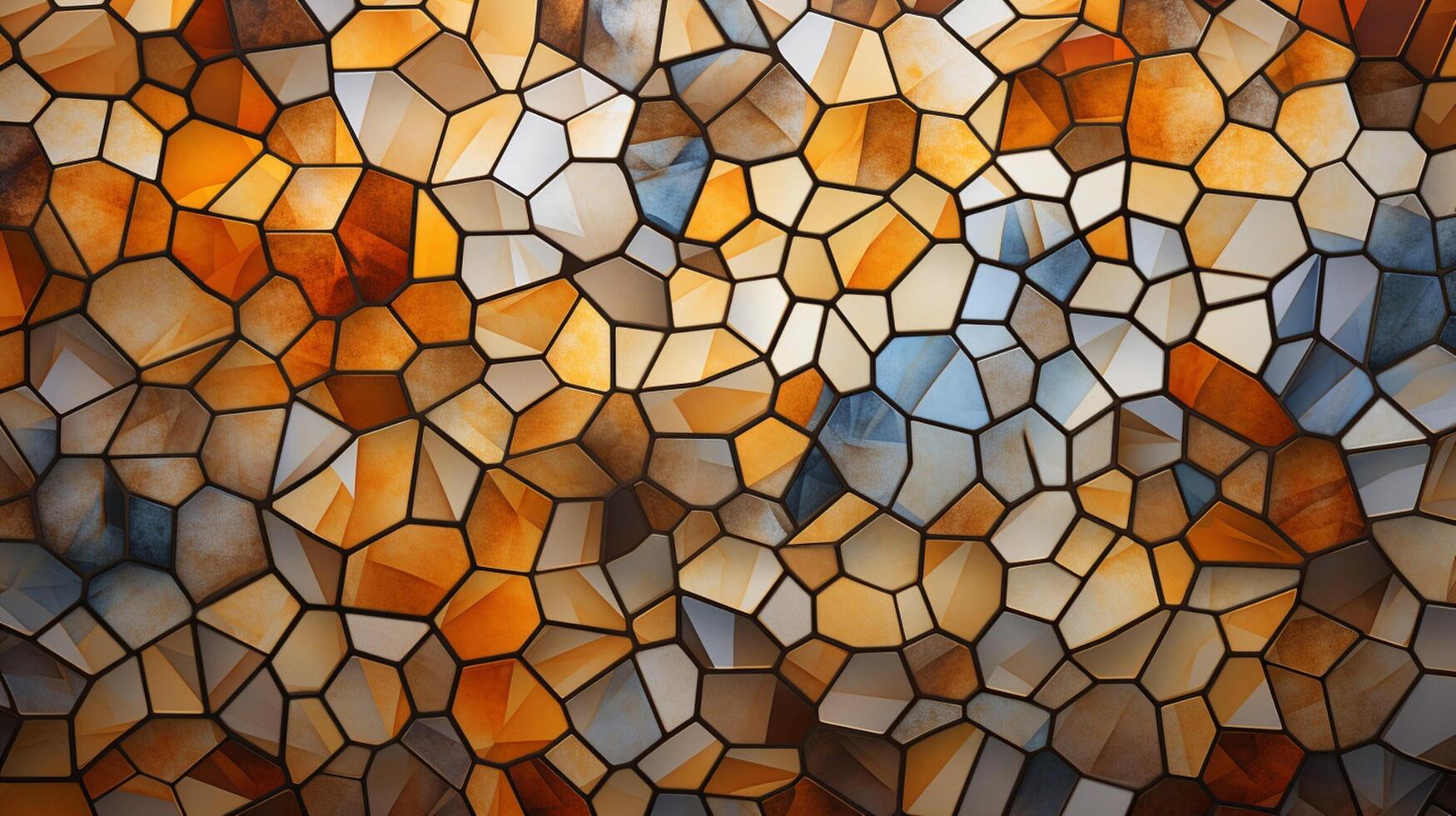 AI generated Mosaic and Tessellations background photo
