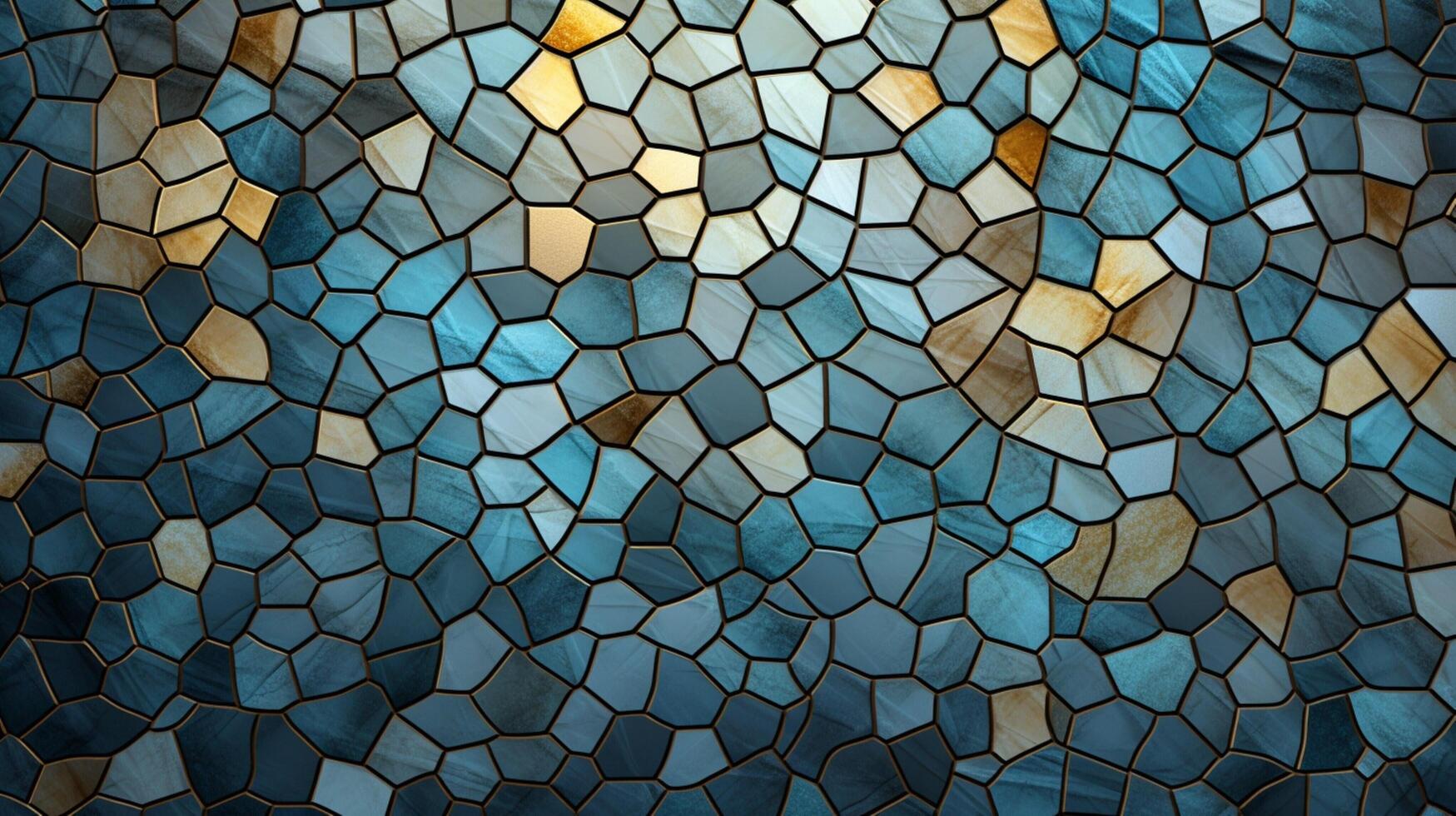 AI generated Mosaic and Tessellations background photo