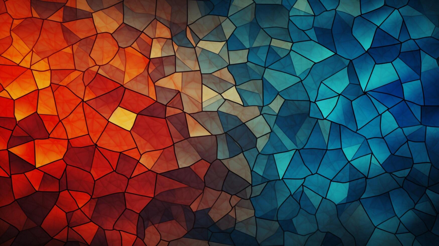 AI generated Mosaic and Tessellations background photo