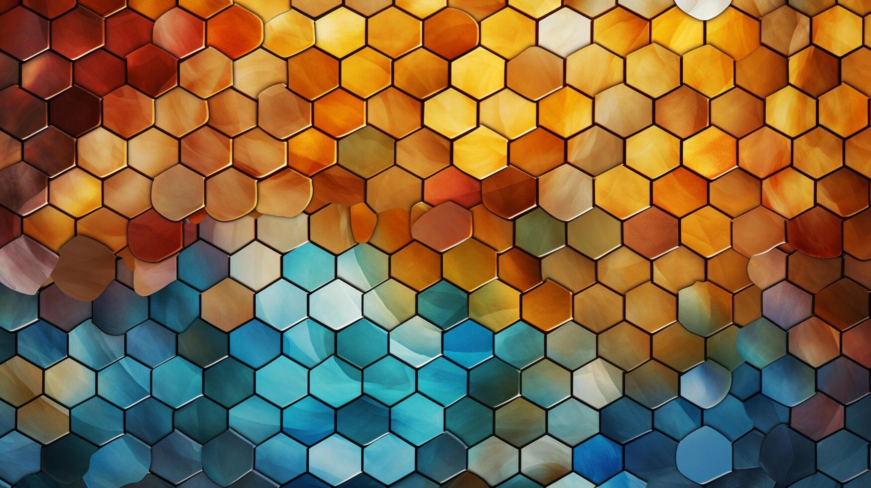 AI generated Mosaic and Tessellations background photo