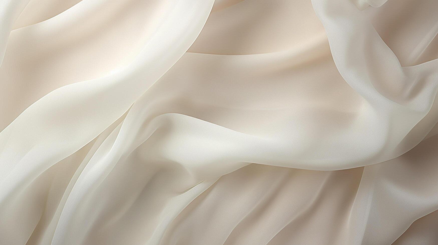 AI generated Muslin Fabric Background photo