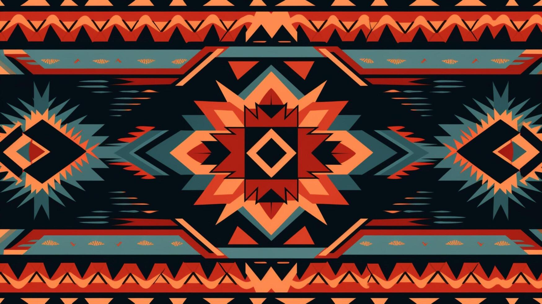 AI generated Navajo Pattern photo