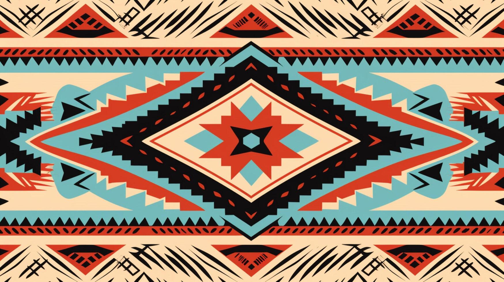 AI generated Navajo Pattern photo