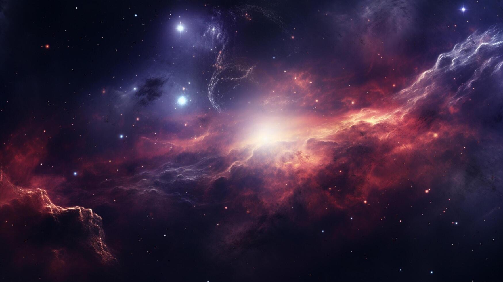AI generated Nebula high quality Background photo