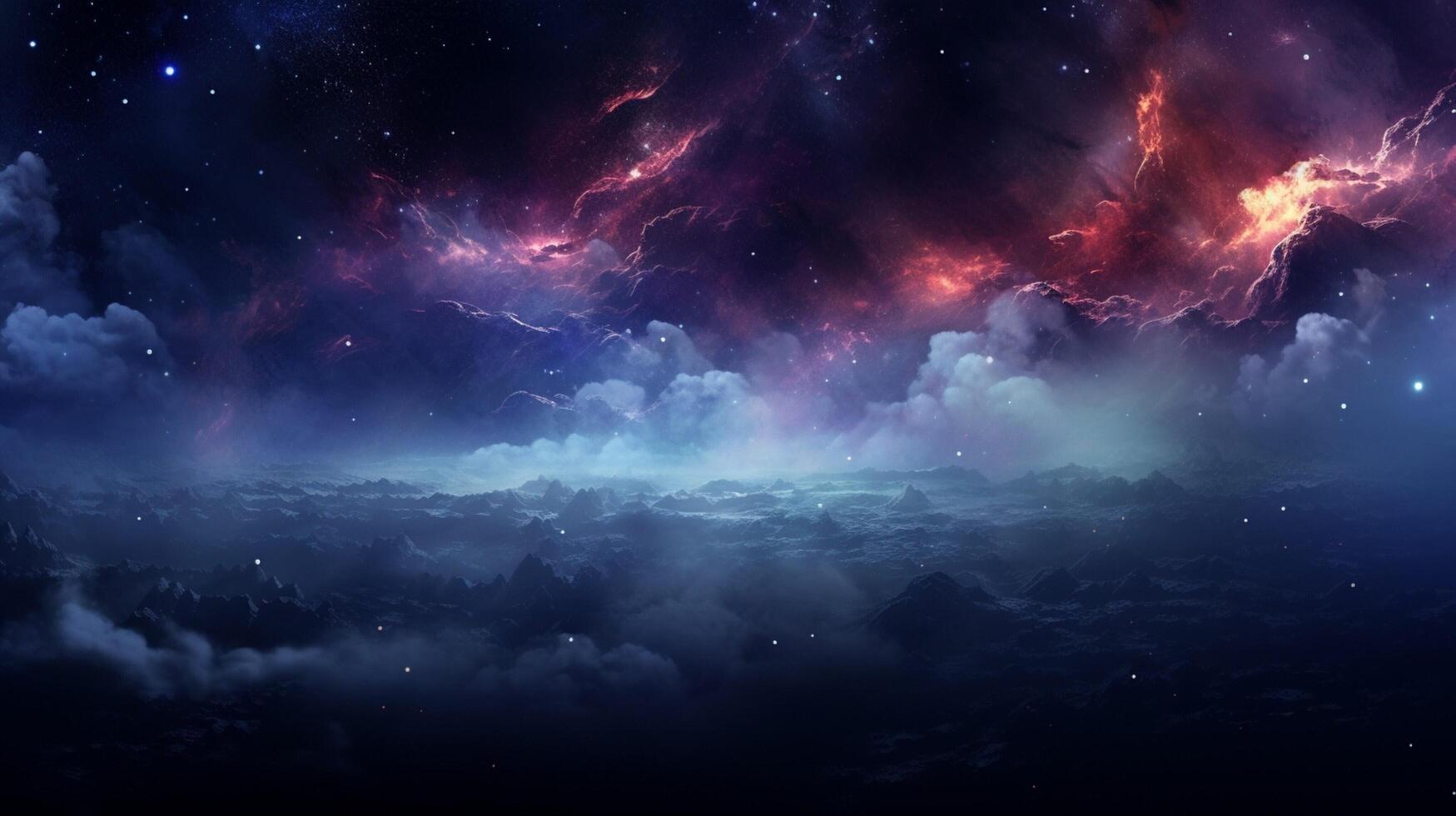 AI generated Nebula Events Background photo