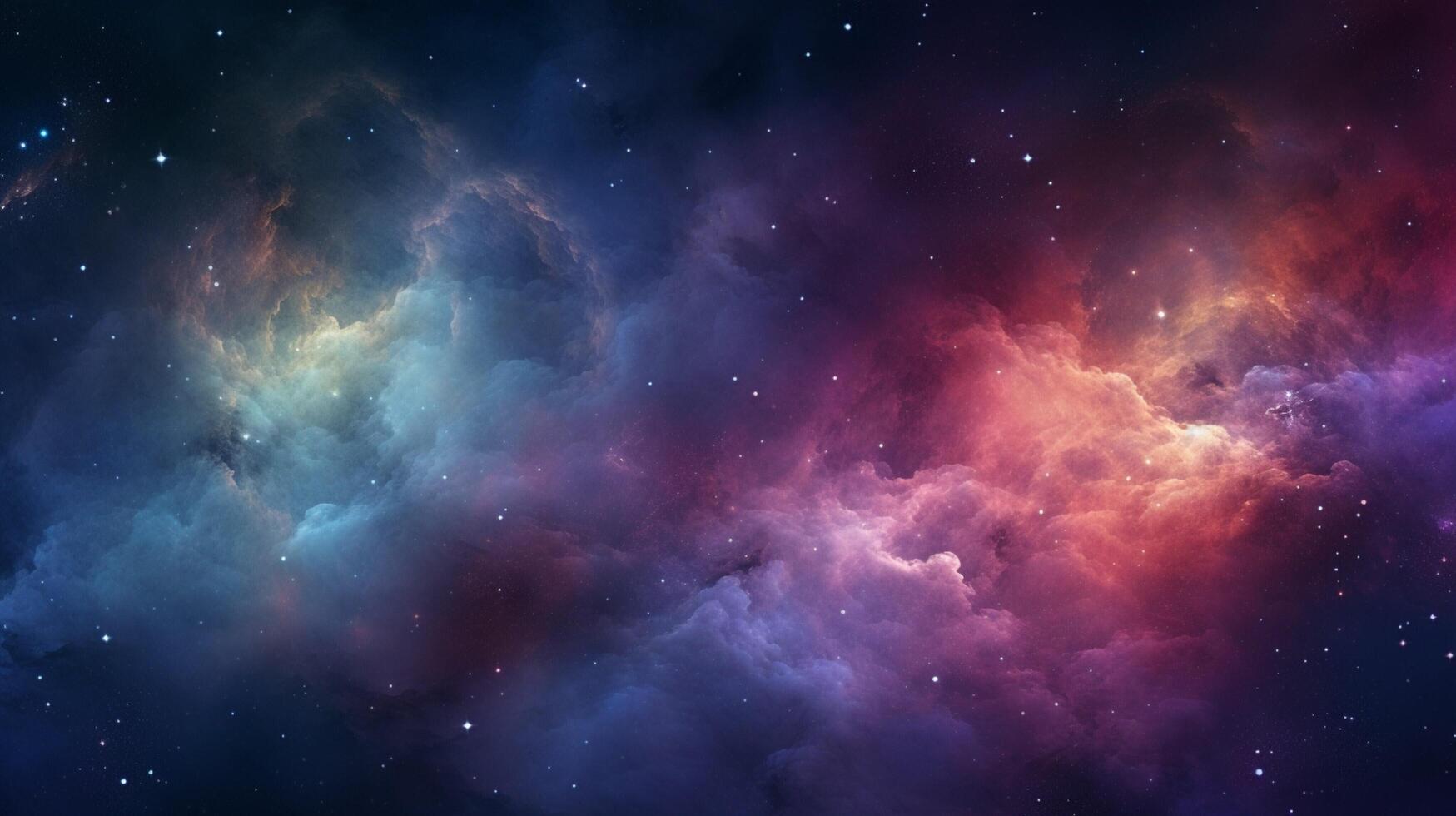 AI generated Nebula Dust Background photo