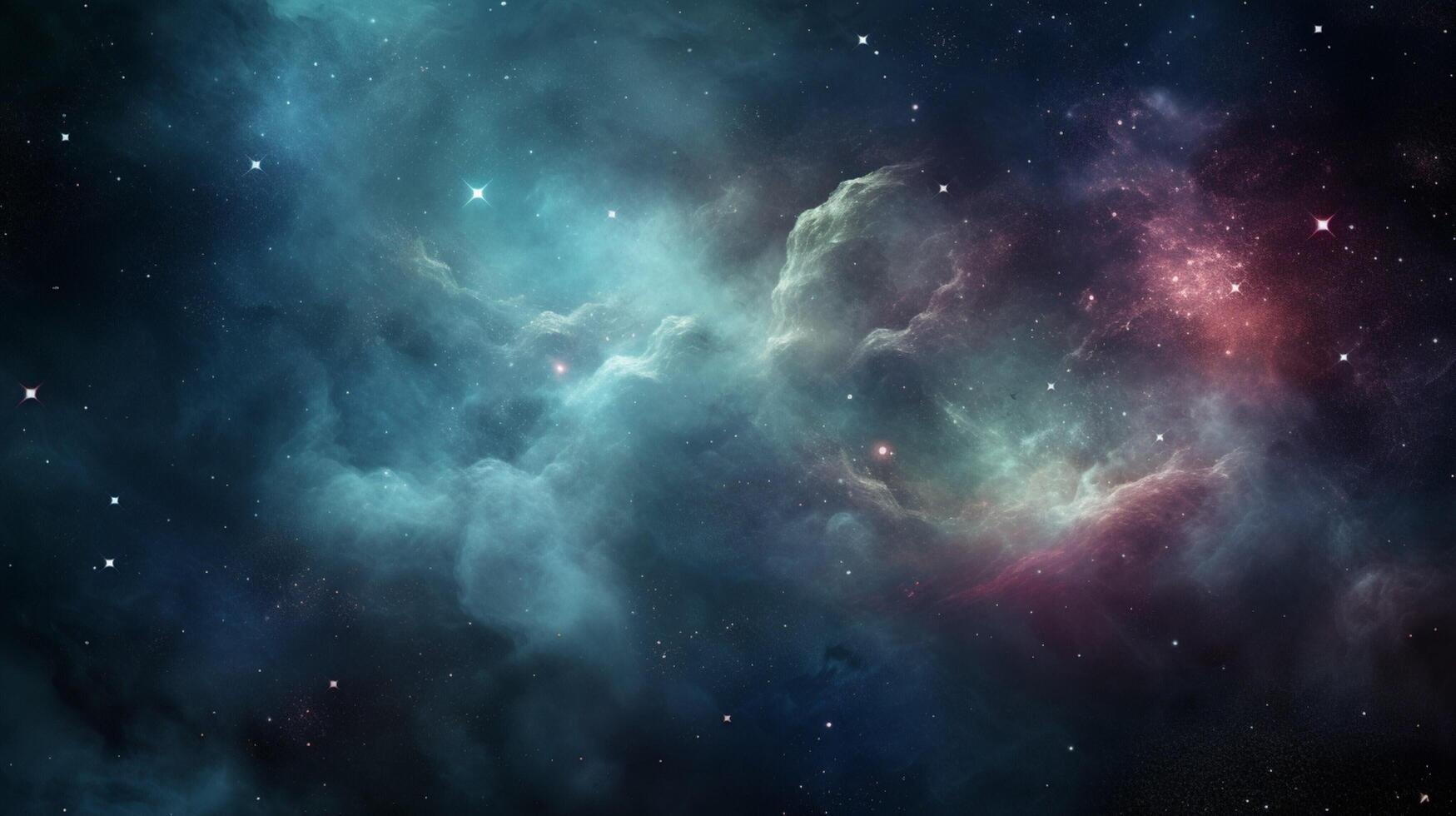 AI generated Nebula Galaxy Background photo