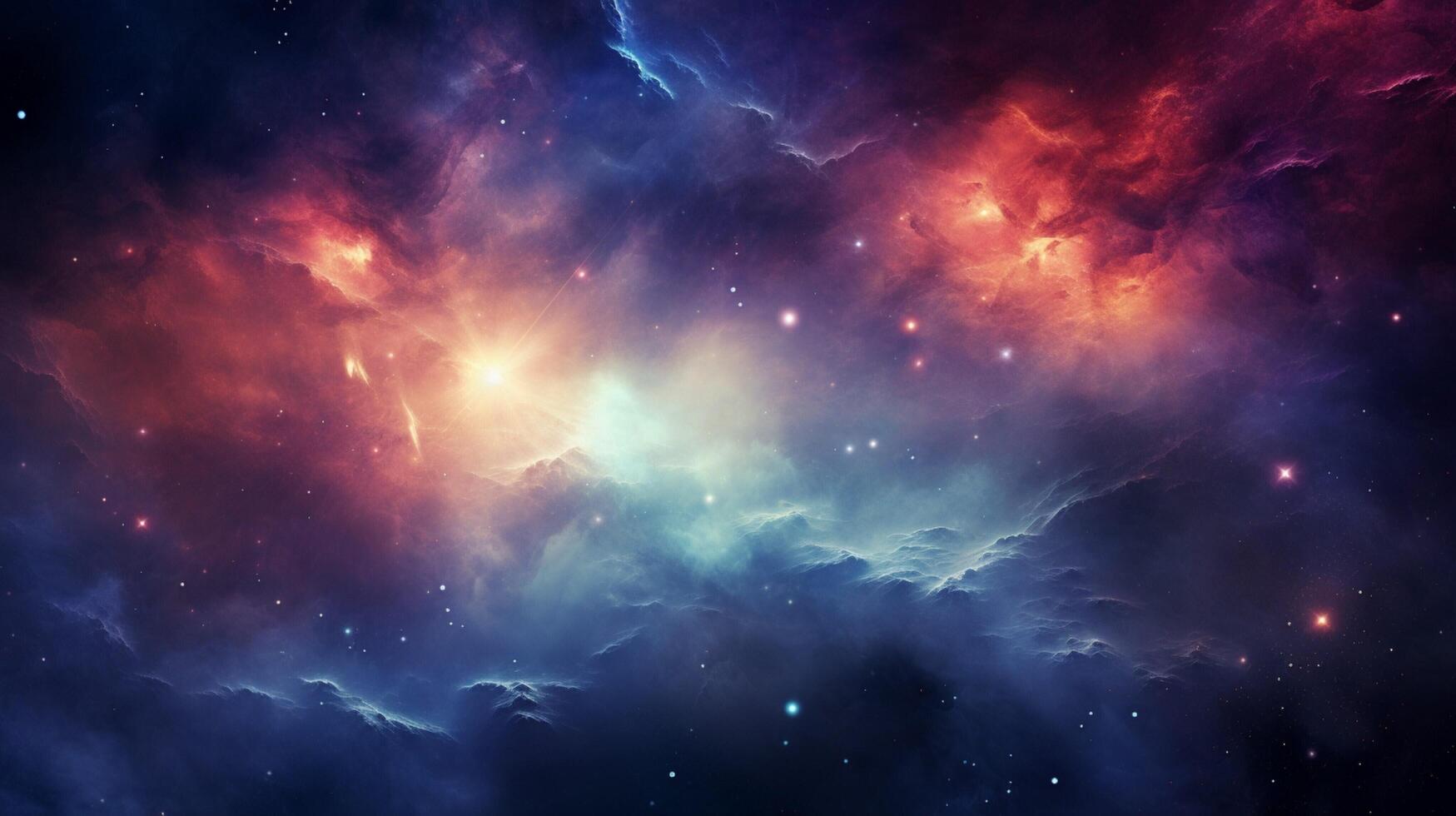 AI generated Nebula Shower Background photo